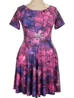 NWT Blackmilk Venus In The Blind Spot Off The Shoulder Skater Dress~LIMITED XL